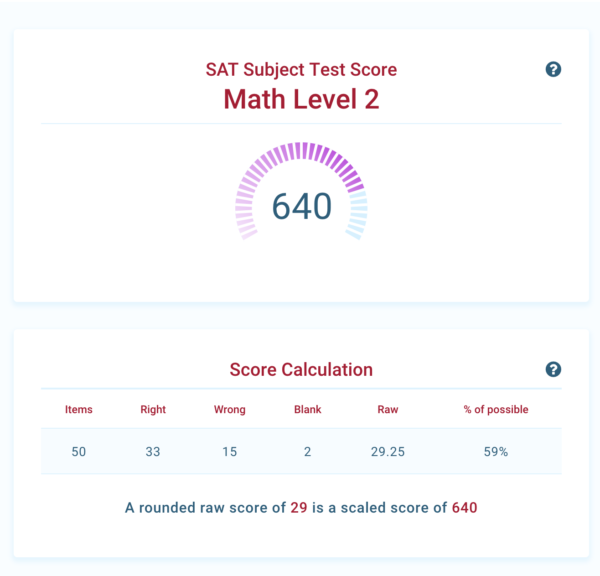 Compass' New Subject Test Score Reports - Compass Education Group